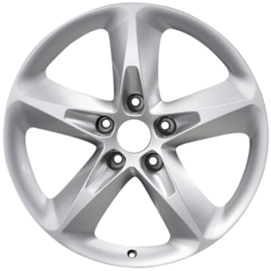 Platišče iz lahke zlitine 16" s 5 kraki, srebrne barve